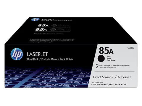 Tonercartridge Hp CE285AD Nr.85a Zwart Duopack