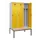 locker met bank,voor scheiding van kleding,HxBxD 2120x1200x815mm,3vak