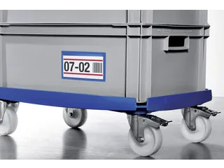Documenthoes Durable zelfklevend 150x67mm blauw 50 stuks - 3