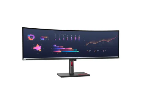 Lenovo ThinkVision P49w-30 LED display 49 Inch Monitor DQHD Zwart