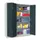 Vouwdeurkast 1950x1500x500mm 4legborden Verzinkt Ral7035 Front Ral7016