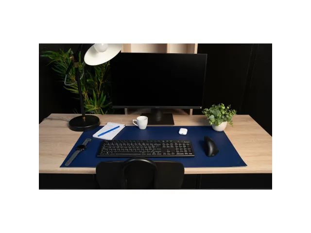 Sous-main souple PU 40x80cm marine/ciel