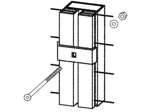 hoekelement,v. scheidingswandsysteem,HxB 2200x480/480mm,RAL7037