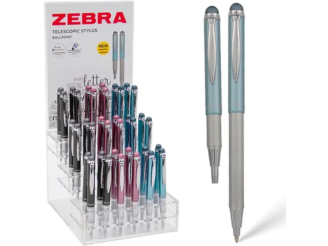 Stylo-Stylus, Télescopique, Couleurs Assorties