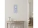 Wandklok Nextime 20x50cm glas Frosted/Mirror Dali