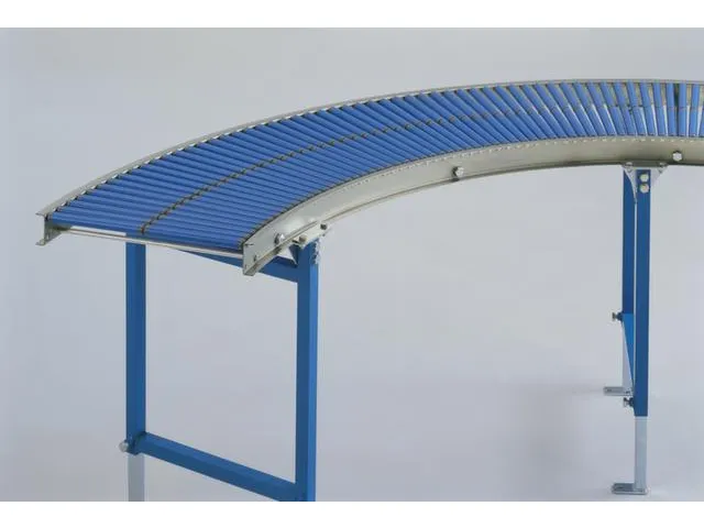 bocht 90 ° v. rollenbaan draagrol van kunststof wiel Ø 30mm B 400mm