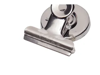 Papierklem MAUL Bulldog met magneet 30mm capaciteit 10mm zilver - 5