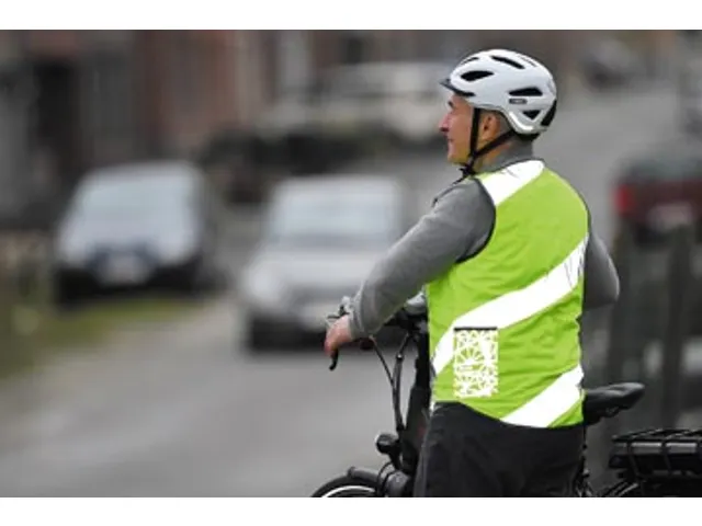 Roadie Jacket fluohesje, geel, small