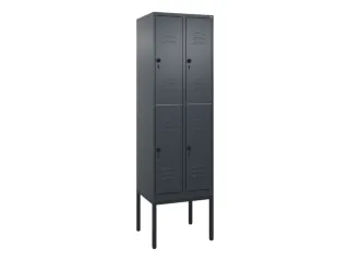 dubbeldekse locker,HxBxD 2120x600x500mm,2x2vak.,vak B 300mm - 1