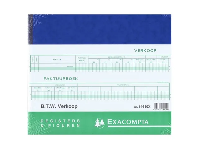 Exacompta Register Verkoop, 27 X 32 Cm Nederlandstalig