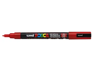 Verfstift Posca PC3M Fijne punt 0,9-1,3mm Rood - 1