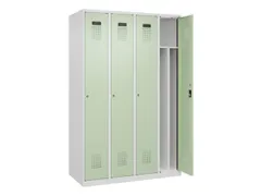 locker voor scheiding van kleding,HxBxD 1850x1200x500mm,4vak