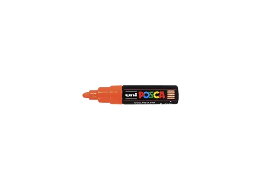 Verfstift Posca PC7M Brede Punt 4,5-5,5mm Donkeroranje
