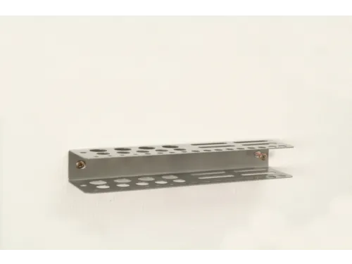 gereedschapshouder,v. perfoplaat,HxBxD 35x240x60mm,zilvergrijs