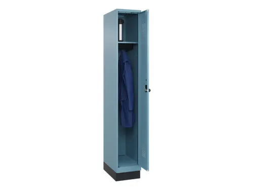 locker,HxBxD 1950x300x500mm,1vak,vak B 300mm,draaigrendel,sokkel