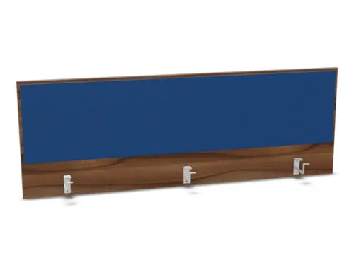 opzetpaneel bureau aanbouw achter NP-tiepolo nut BN6016-blauw 1600mm