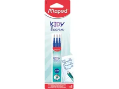 Balpenvulling Maped Kidy uitwisbaar M blauw 3st