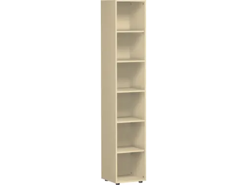 kantoorstelling,HxBxD 2160x400x400mm,5xhouten vloer,6ordnerhoogtes