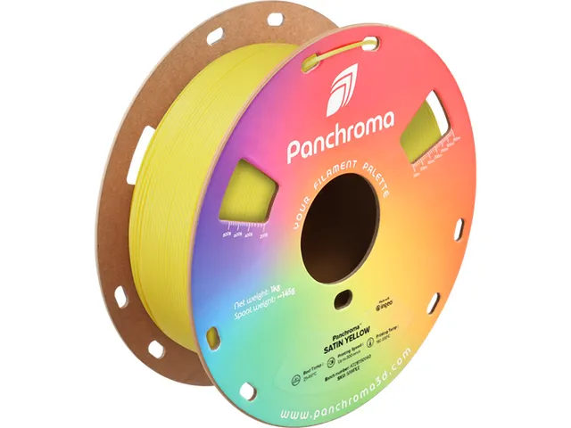 PLA Satin 1,75mm Geel 1kg Panchroma 3D Filament