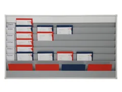 Werkplaats-/Opdrachtplanner Kunststof Profiel 918x1575mm 6 Rijen