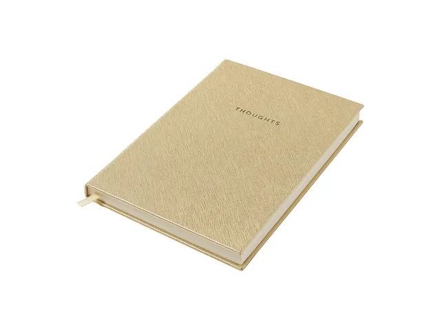 Carnet de notes Èccolo Gold Saffiano ligne env.15x20cm 80g 256 pages