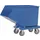 Bakwagen Met Wielen Met Vorksloffen Inhoud 400ltr Blauw Ral 5007