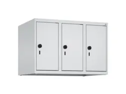 opzetkast,v. locker,3vak.,vak B 250mm,HxBxD 500x750x500mm,vleugeldeur