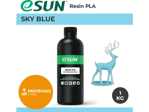 eSUN UV/LCD standard Resin 3D-printerhars Lichtblauw 1kg 405nm