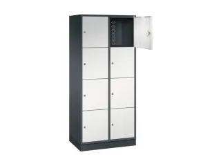 grootvolume-lockersysteem,RAL 7021/RAL 7035,HxBxD 1950x820x500mm - 1