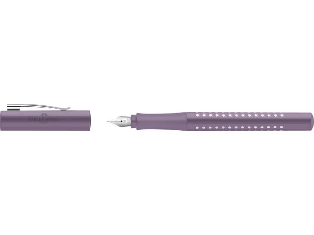 Vulpen Faber-Castell Grip sparkle M violet