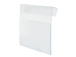 insteekhoes,DIN A6,liggend,HxB 110x150mm,om te klemmen,hard plastic - 1