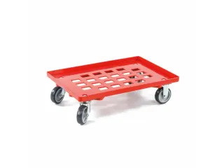 dolly,draagverm. 250kg,laadvl. LxB 615x415mm,platform doorbroken - 1