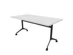 klaptafel,HxBxD 750x1600x800mm,hoekig,T-voet donkergrijs,ovale buis