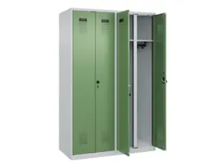 locker voor scheiding van kleding,HxBxD 1850x1200x500mm,4vak