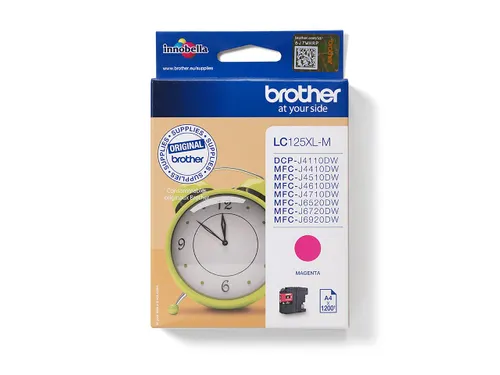 Inktcartridge Brother LC-125XLM rood HC