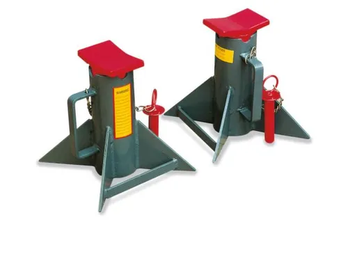 Hydraulische Krik Voor Zware Lasten Hefvermogen 4T Incl. 2Steunbokken