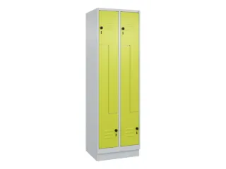 Z-garderobekast,HxBxD 1950x600x500mm,vak B 150/300mm,draaigrendel - 1