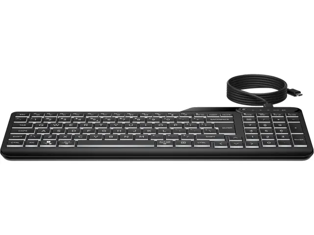 400 Backlit Toetsenbord AZERTY BE Met Kabel
