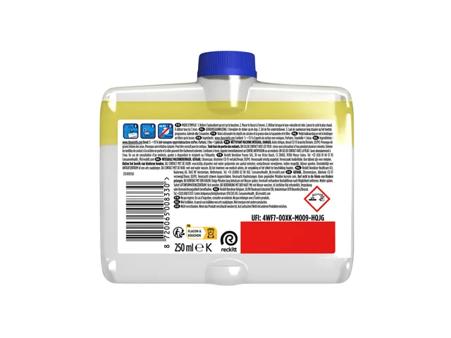 Vaatwasmachine reiniger Finish citroen 250ml