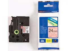 TZe tape voor P-Touch 24 mm, zwart fluo oranje