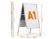 Stoepbord Aluminium Fold Outdooor A1 metaal zilver