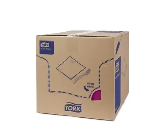 Tork 477865 Soft Lunchservet Advanced Paars 33x33cm - 4