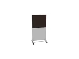 scheidingswand,HxB 1545x800mm,MP-lichtgrijs,BN2036-bruin