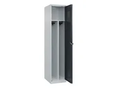 locker voor scheiding van kleding,HxBxD 1850x400x500mm,1vak