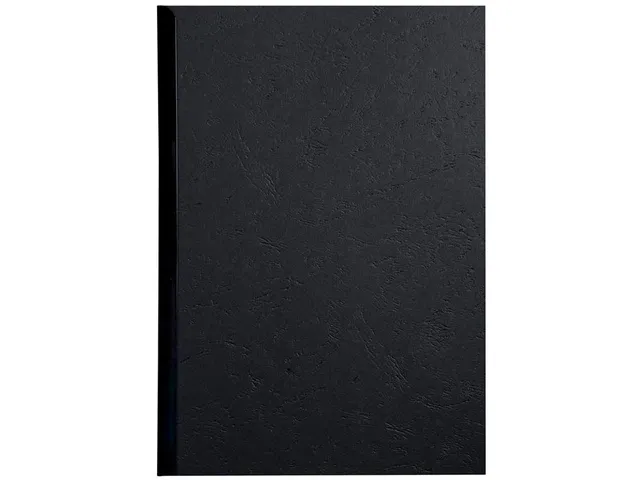 Voorblad A4 Zwart Lederlook 250 Grams Pak 100 Stuks