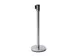 Poteau de balisage Chromé avec sangle de 2,5m noire