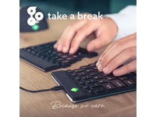 Split Break V2 ergonomisch toetsenbord Azerty BE Zwart bedraad - 7