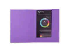 50 dossiermappen met 2 kleppen ROCK''S 220 24x32cm Paars