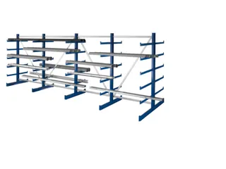 Draagarmstelling Dubbelzijdig 2000x5400x1150mm 6gelijk Lange Armen - 1