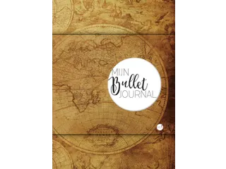 Mijn Bullet Journal wereldkaart dots 240 pagina's - 2